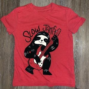 Slow Jams Sloth Playing Guitar Shirt